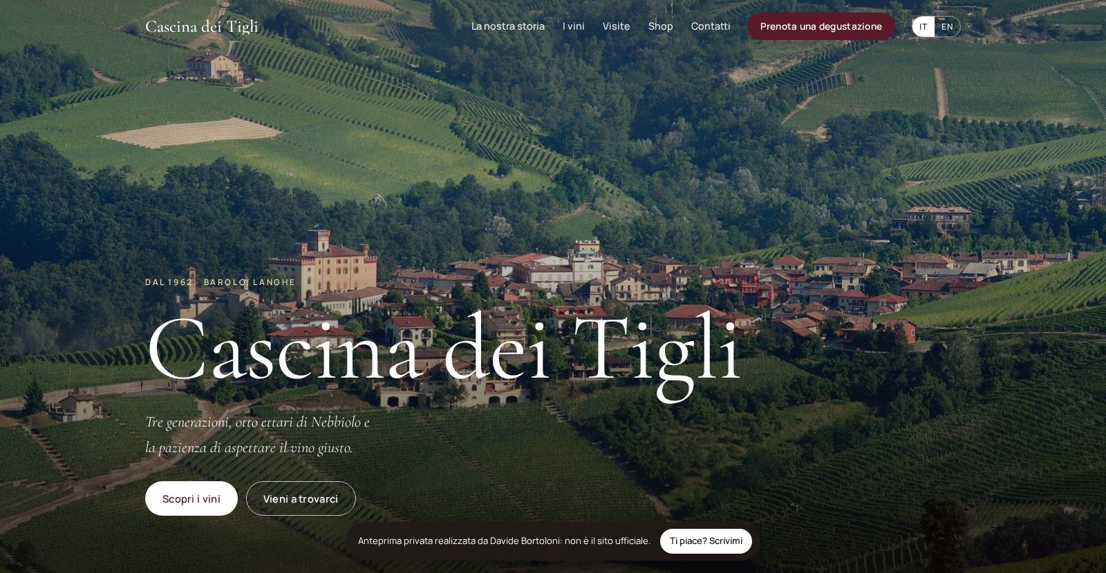 Schermata di Cascina dei Tigli