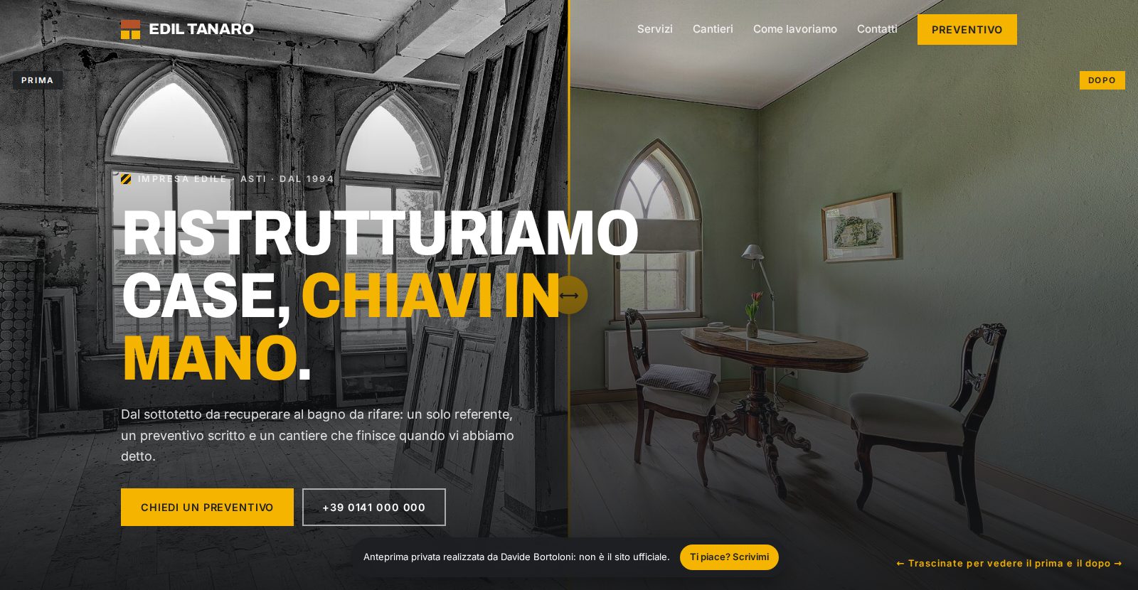 Schermata di Edil Tanaro